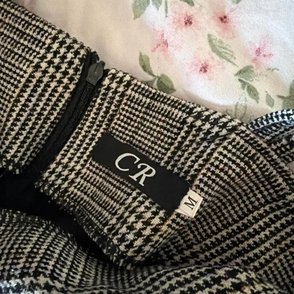 Korean Style Houndstooth Dress - Picture 6 of 6